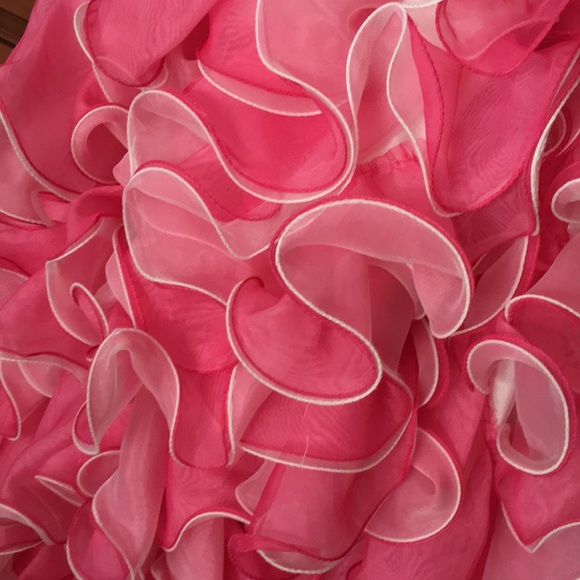 Pink and white Alyce Paris gown - Picture 7 of 7